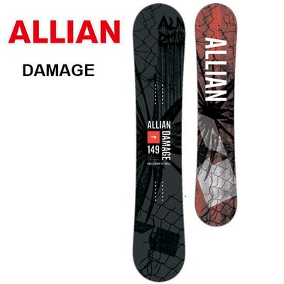 予約 アライアン スノーボード ALLIAN DAMAGE 26-27 ダメッジ 