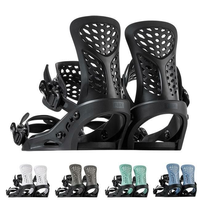 FLUX PR スノーボードビンディング ホワイト/ブラック　MLサイズ フラックス FLUX PR 25-26モデル スノーボードビンディング メンズ