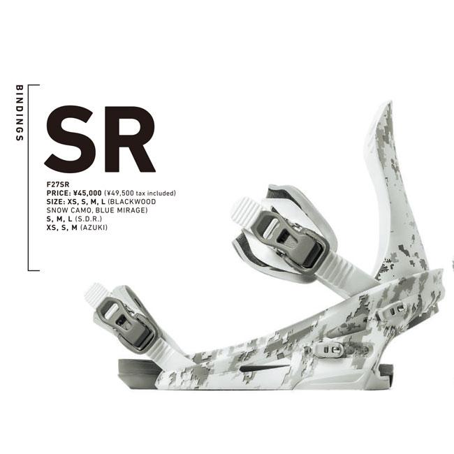 予約 フラックス FLUX SR メンズ 26-27 スノーボード バインディング