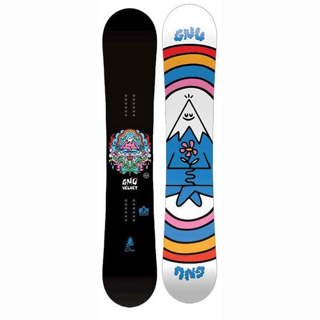 25-26 グヌー スノーボード GNU VELVET ベルベット レディース ダブル