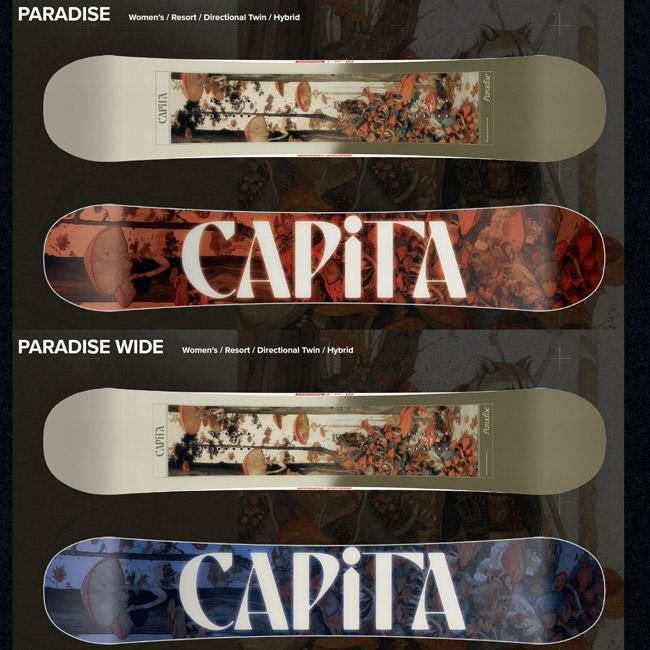 25-26 キャピタ スノーボード CAPITA PARADISE パラダイス レディース