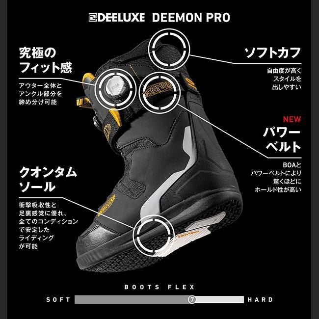 24-25 ディーラックス ブーツ ディーモン DEELUXE DEEMON PRO S4 BOA