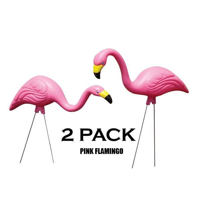 ピンクフラミンゴ 2Packs ペア 2羽 ガーデン オブジェ 庭