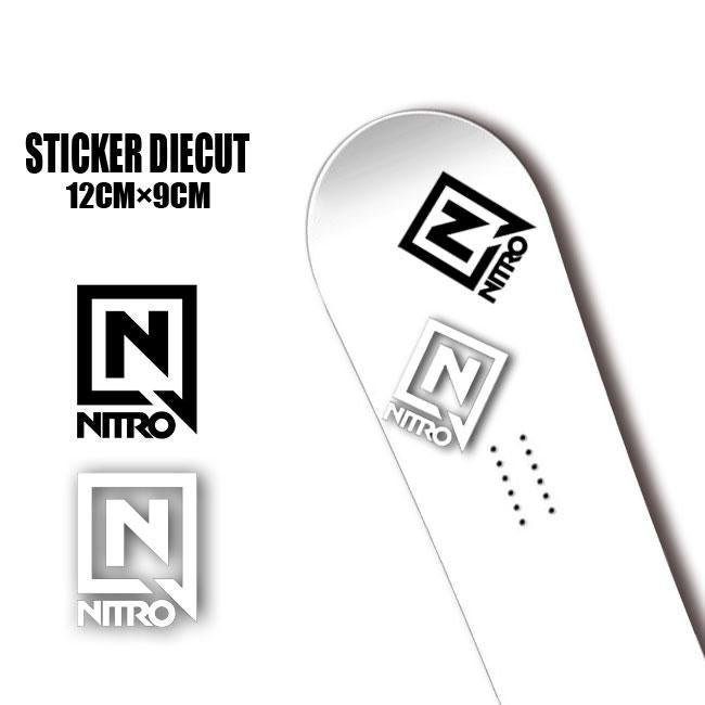 ステッカー NITRO STICKER DIECUT Sサイズ カッティング 字抜き