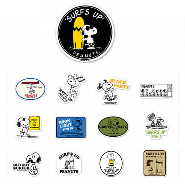 PEANUTS ピーナッツ SURF BOARD STICKER サーフボードステッカー