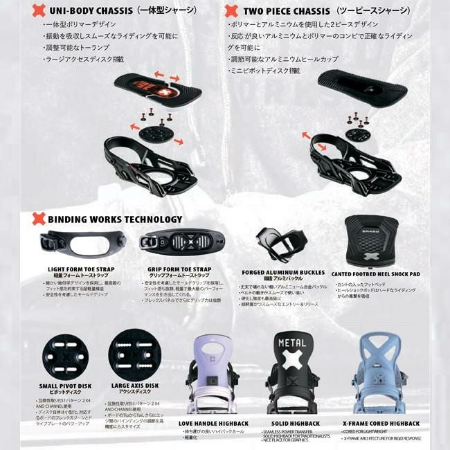 ベントメタル ビンディング BENTMETAL BINDING JOINT 24-25 ジョイント