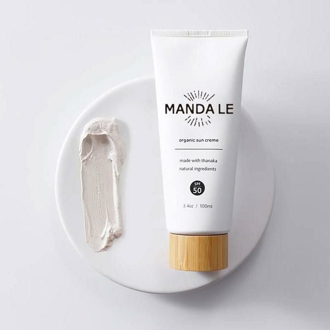 ノンケミカル日焼け止め マンダ MANDA LE Organic Sun Creme SPF 50