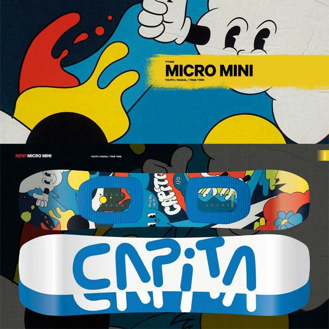キャピタ スノーボード CAPITA MICRO MINI KIDS 25-26 キッズ 子供用