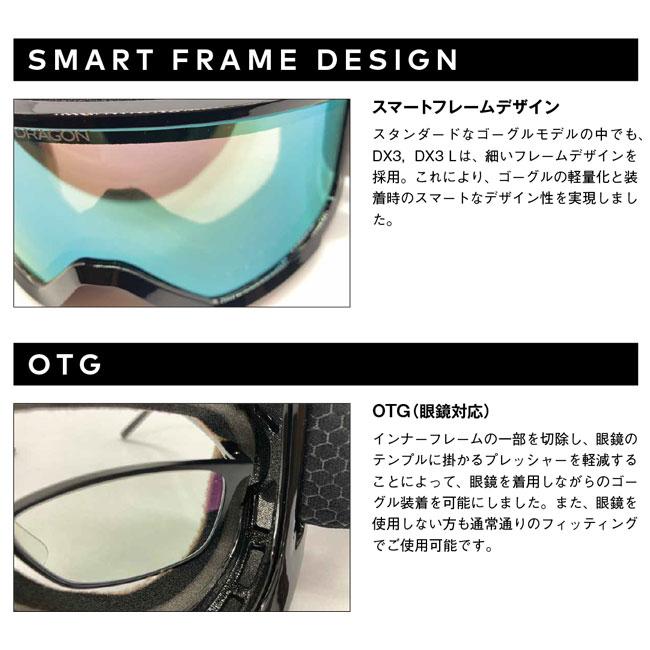 DRAGON ドラゴン DX3 スノーゴーグル 26-27 AUTHENTIC LL J.GOLD ION