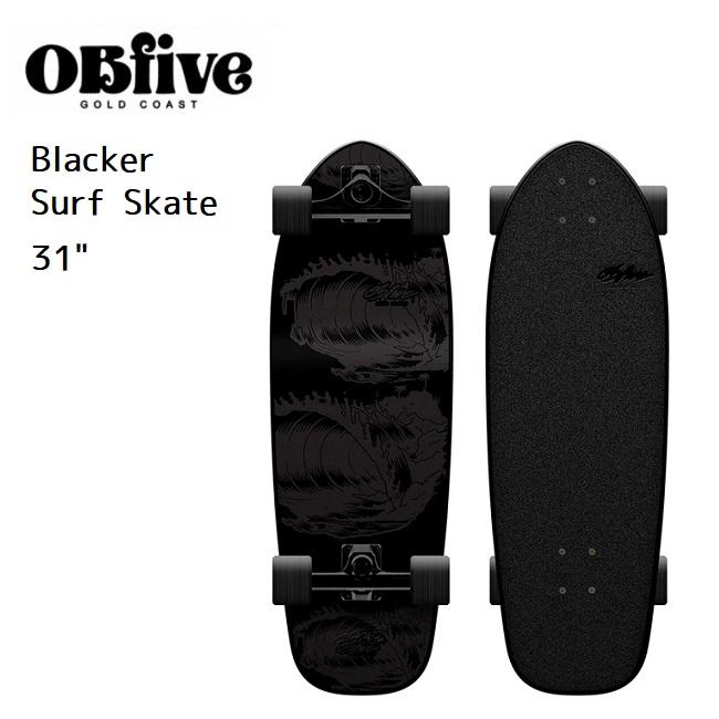 OBFIVE サーフスケート　31 黒カモフラ　USED サーフスケート OBFIVE オービーファイブ BLACKER SURF SKATE 31inch