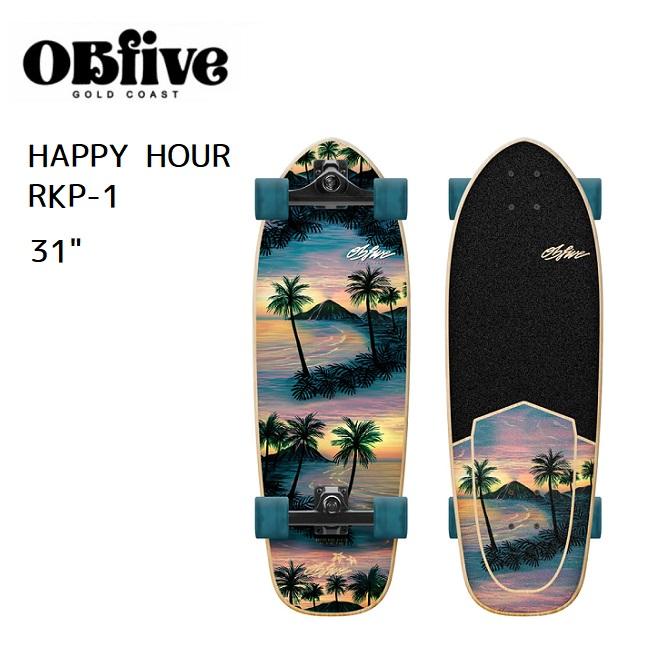 OBFiveサーフスケート32インチ サーフスケート OBFIVE オービーファイブ HAPPY HOUR SURF SKATE