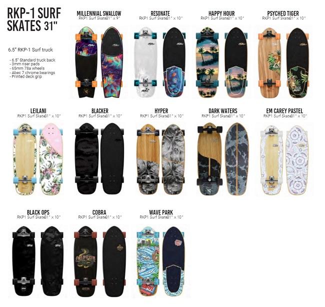 サーフスケート OBFIVE オービーファイブ PSYCHED TIGER SURF SKATE