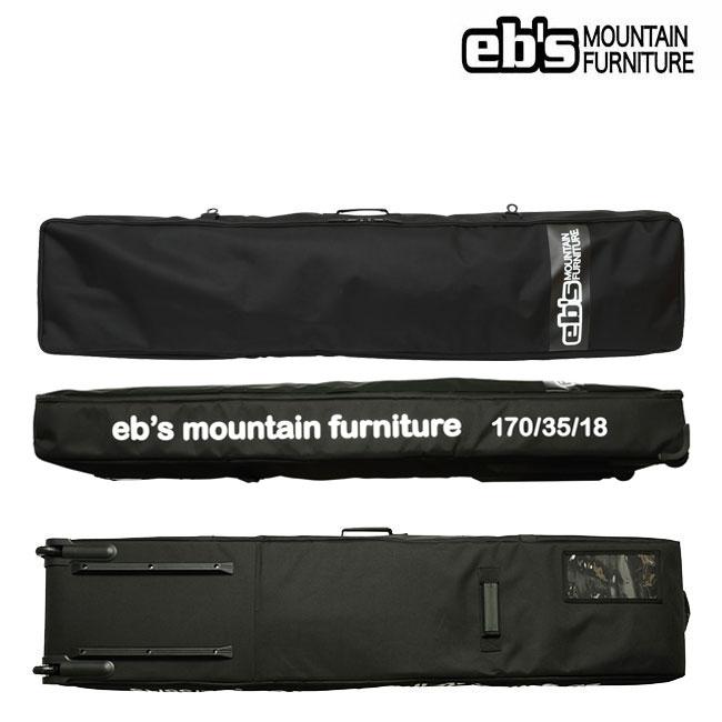 エビス eb's DOUBLE WHEEL ボードキャリーバッグ スノーボード 2枚収納
