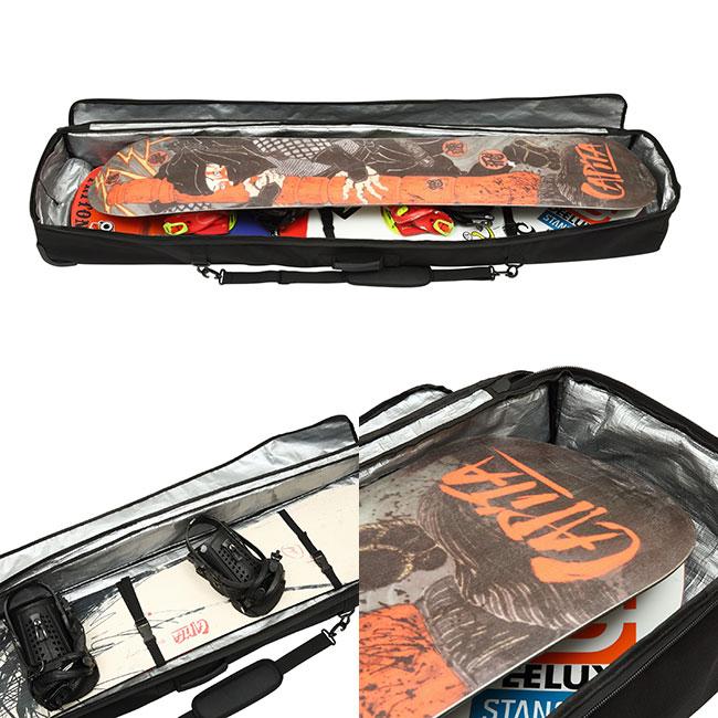 エビス eb's DOUBLE WHEEL ボードキャリーバッグ スノーボード 2枚収納