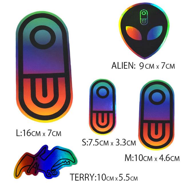 ステッカー AIRBLASTER Holographic STICKER AIRPILL Sサイズ エアー