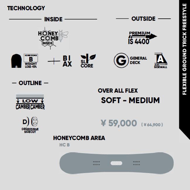 FNTC エフエヌティーシー TNT L 24-25 グラトリ Wキャンバー 139 143