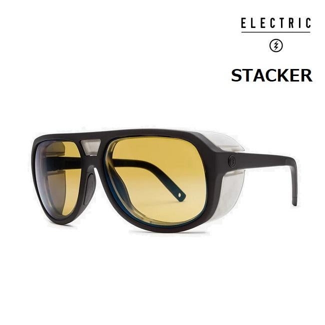 エレクトリック 偏光サングラス ELECTRIC Stacker / MATTE BLACK HT