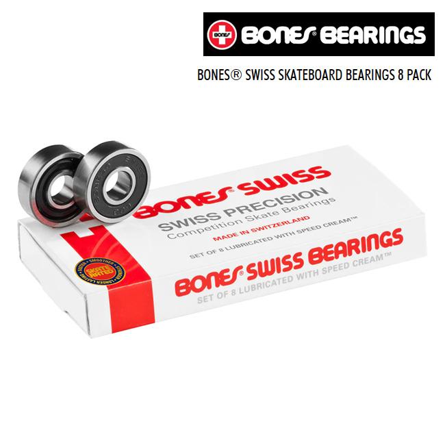 ボーンズ スケートボード ベアリング BONES BEARING SWISS オイル