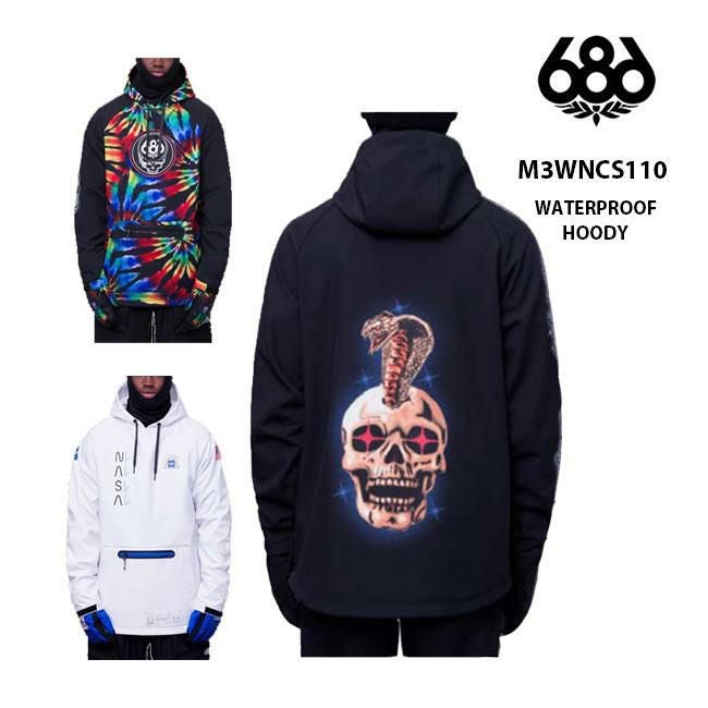撥水パーカー 686 SIX EIGHT SIX WATERPROOF HOODY 23-24 MENS メンズ