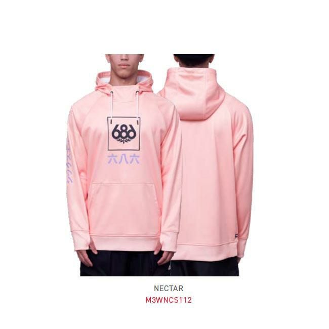 撥水パーカー 686 SIX EIGHT SIX BONDED FLEECE PULLOVER HOODY 23-24