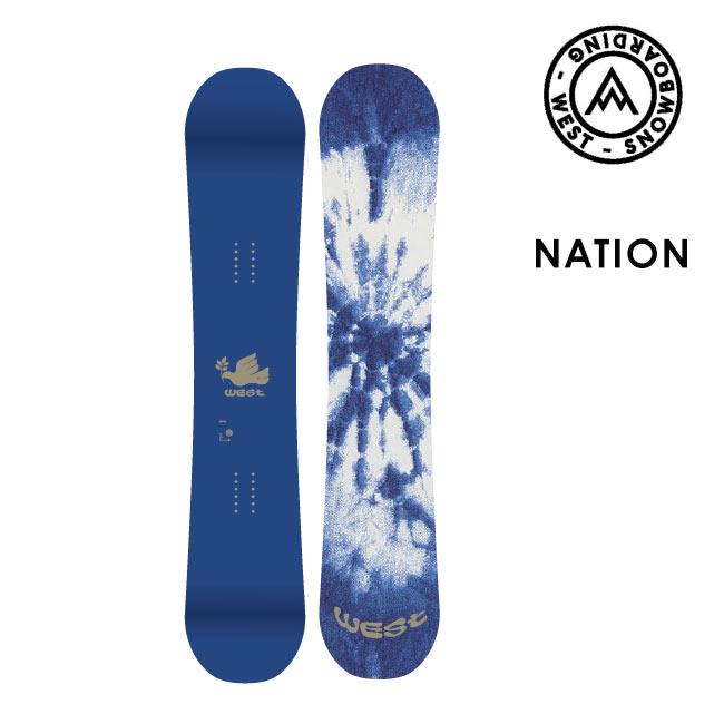 ウエスト スノーボード WEST SNOWBOARD NATION 25-26 キャンバー