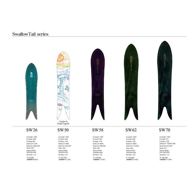 モス スノースティック MOSS SNOWSTICK SW 150 25-26 スワローテール