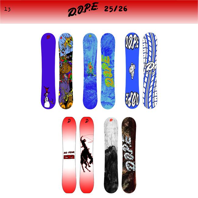 DOPE ドープ DON WHEELER PRO MODEL 153 25-26 スノーボード メンズ 板