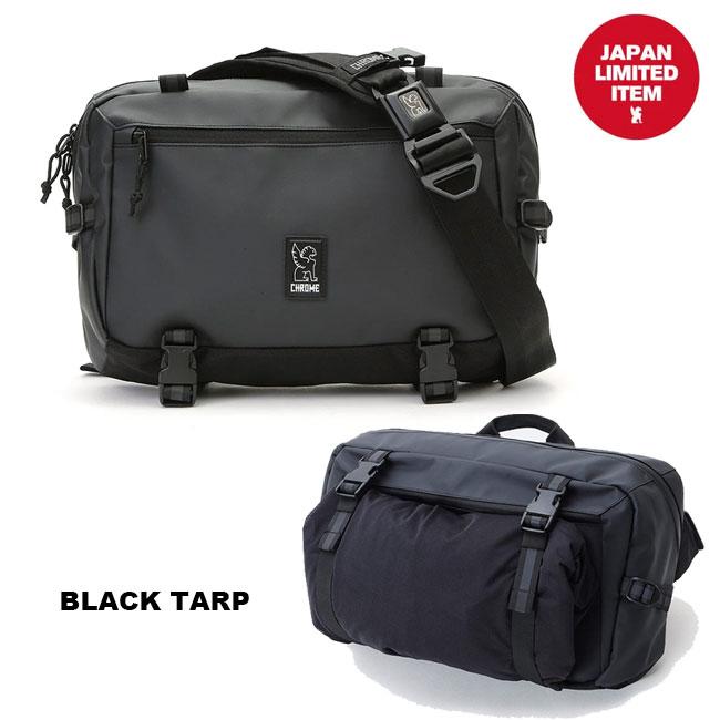 メッセンジャーバッグ CHROME × KADET MAX BLACK TARP/BLACK XRF