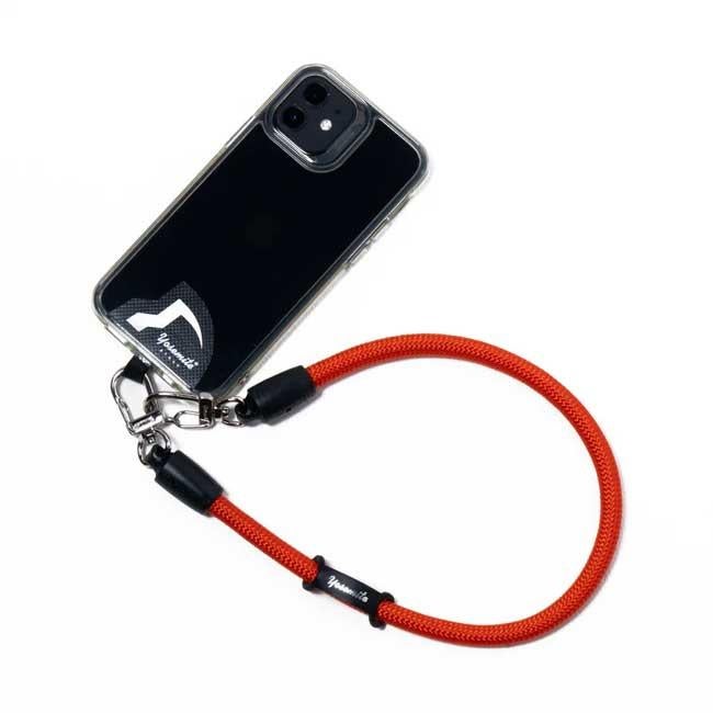 モバイルストラップ YOSEMITE ヨセミテ 2WAY SHORT STRAP ORANGE