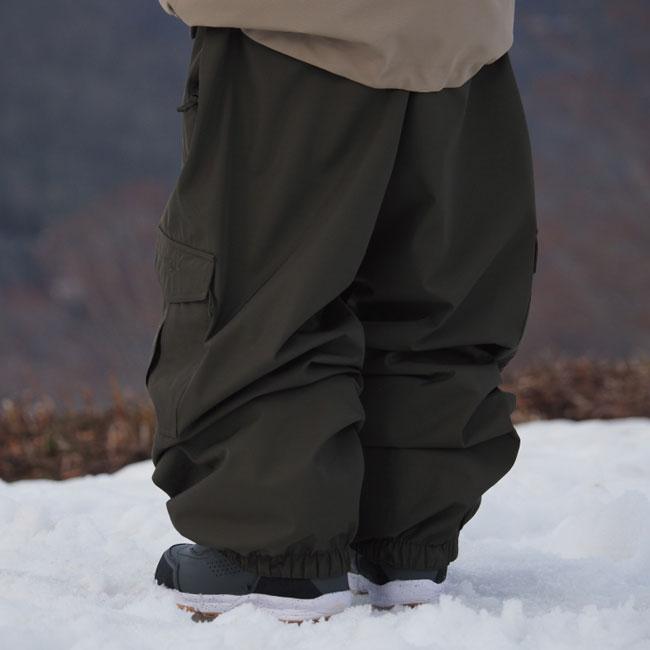 【Vesp】モノグラムカーゴパンツ　スノーボードウェア VESP（ベスプ） メンズ スノーボード パンツ WIDE JOGGER CARGO PANTS
