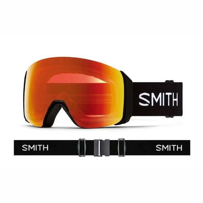 SMITH ゴーグル 4D MAG XL BLACK CP PHOTOCHROMIC RED MIRROR 25-26 調