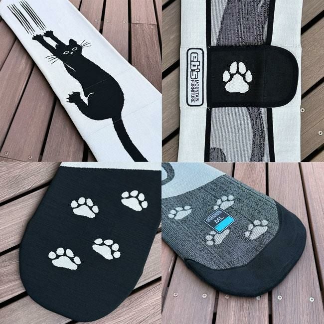 エビス eb's ニットカバー KNIT COVER KURONEKO 25-26 スノーボード