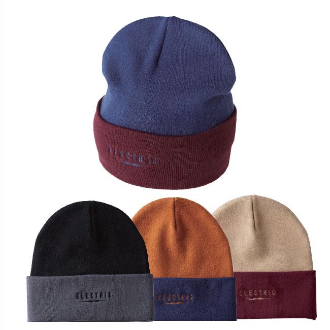 ツートンビーニー ELECTRIC エレクトリック 2 COLOR KNIT BEANIE