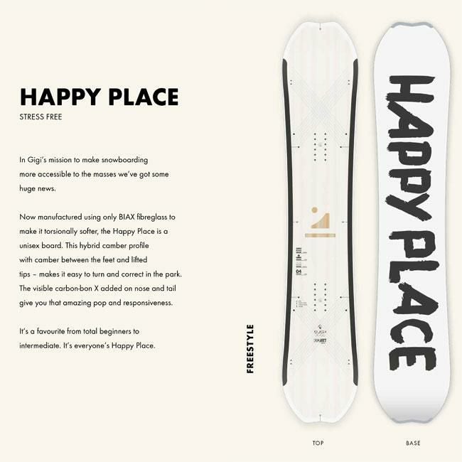 スノーボード SLASH HAPPY PLACE TOP ART ハッピープレイス 25-26