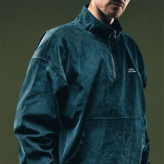 HOWL CORDUROY HALF ZIP コーデュロイ ハーフジップ ジャケット25-26