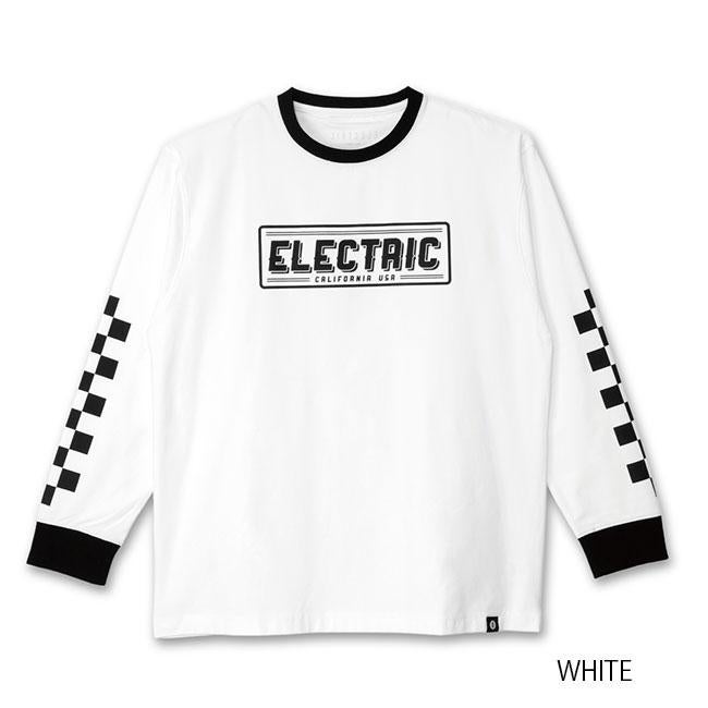 ドライロングスリーブTシャツ ELECTRIC エレクトリック CHECKER DRY L