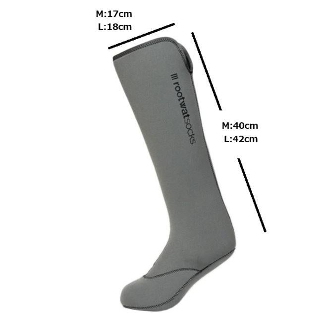 未開封 rootwat socksアウターガイドソックスM渓流溯溪鮎釣り防寒防水 ウェット ウェーディング アウターソックス ROOTWAT ルートワット WET