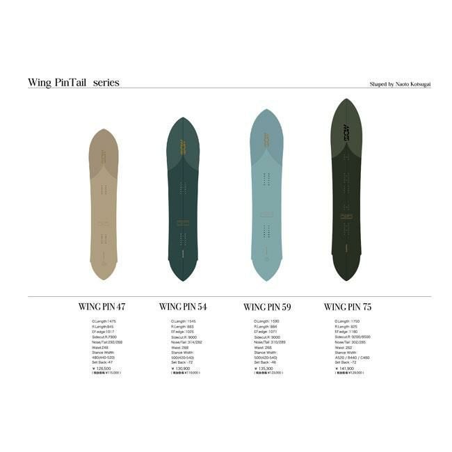 モス スノースティック MOSS SNOWSTICK WING PIN 75 175cm 25-26