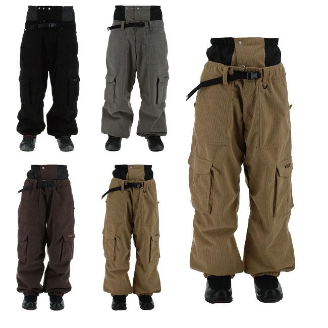 VESP スノボ ウェア コーデュロイ 25-26 25-26 VESP ベスプ Corduroy Wide Jogger Cargo Pants コーデュロイ