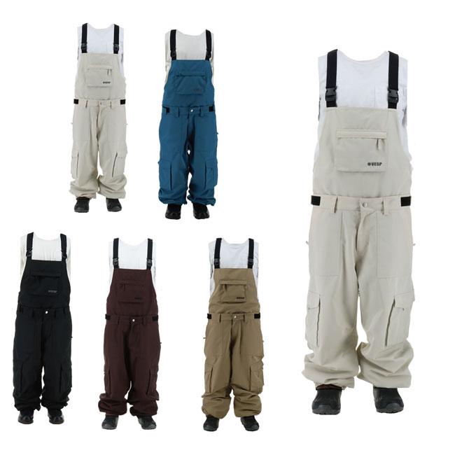 【Vesp】2wayビブパン　スノーボードウェア べスプ ビブパンツ VESP Twoway Wide Jogger Bib Cargo Pants VPMP1065