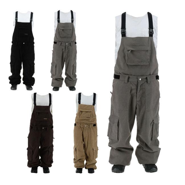 べスプ ビブパンツ VESP Twoway Corduroy Wide Jogger Bib Cargo Pants