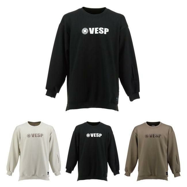 べスプ パーカー VESP Logo Stretch Knit Crew VPMS1039 25-26