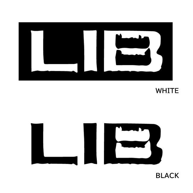 ステッカー LIBTECH / LIB DIE CUT STICKER (17.5x5.5cm) リブテック