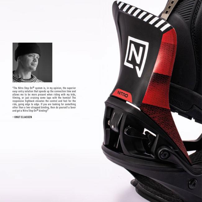 予約 ナイトロ ステップオン ビンディング NITRO STEP-ON / MENS 26-27