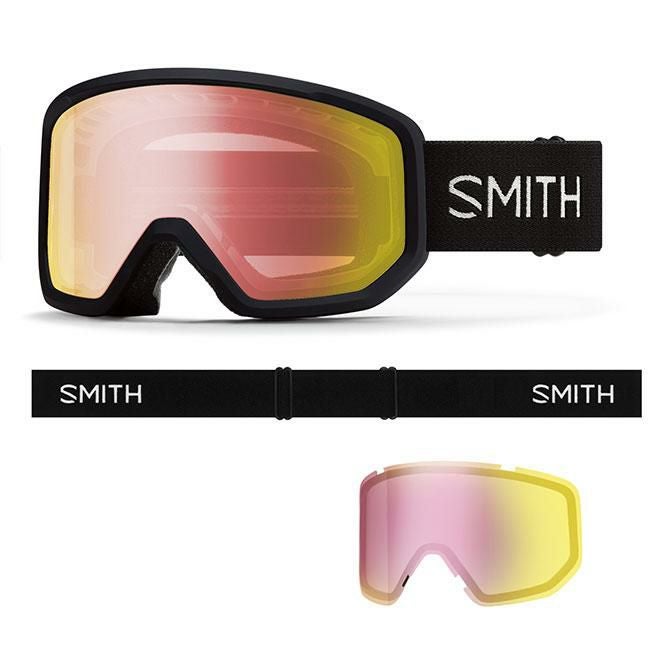 SMITH スミス ゴーグル TRANSFER BLACK PHOTOCHROMIC RED SENSOR