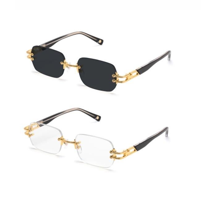 サングラス ナインファイブ 9five PURITY Black & 24k Gold Sunglasses