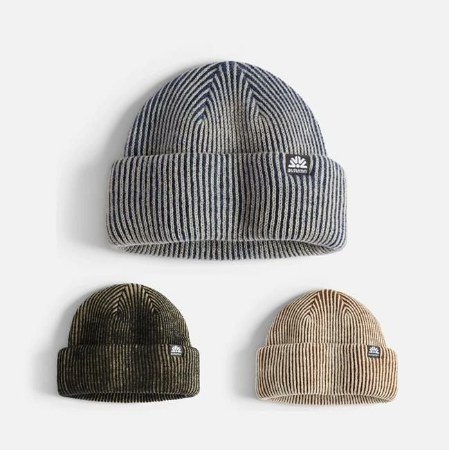 ビーニー AUTUMN オータム Cord Double Roll Beanie 25-26 コード