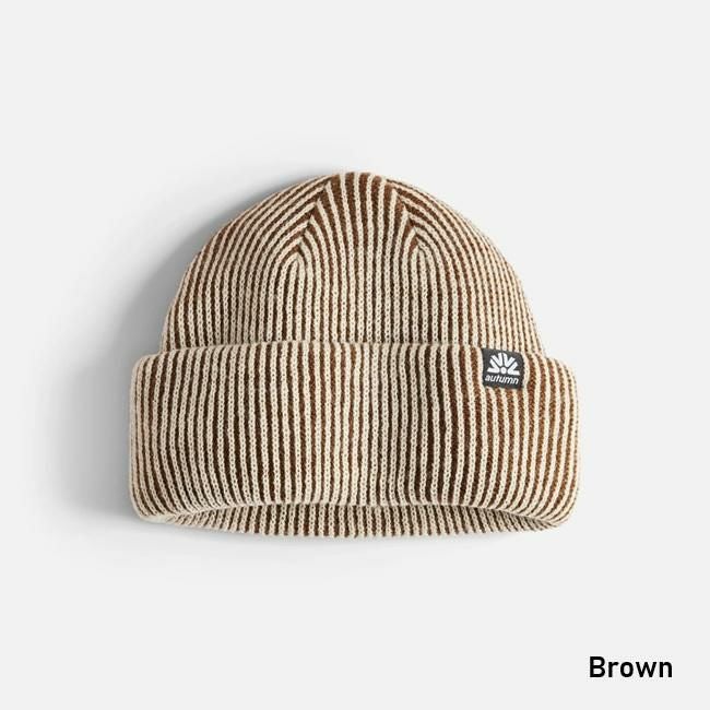 ビーニー AUTUMN オータム Cord Double Roll Beanie 25-26 コード