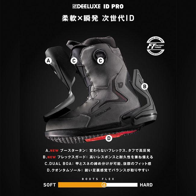 予約 ディーラックス DEELUXE ID PRO S3 BOA ダブルボア メンズ