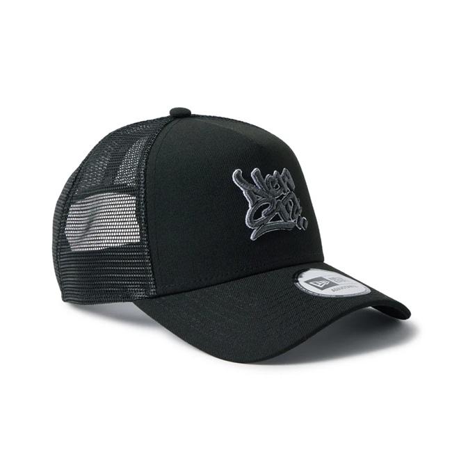 MA DESIGN STUDIOS トラッカーキャップ NEW ERA 9FORTY A-Frame トラッカー Wall Art キャップ Black 14744866